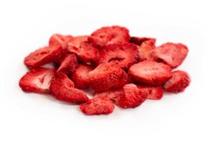 gefriergetrocknete Erdbeeren